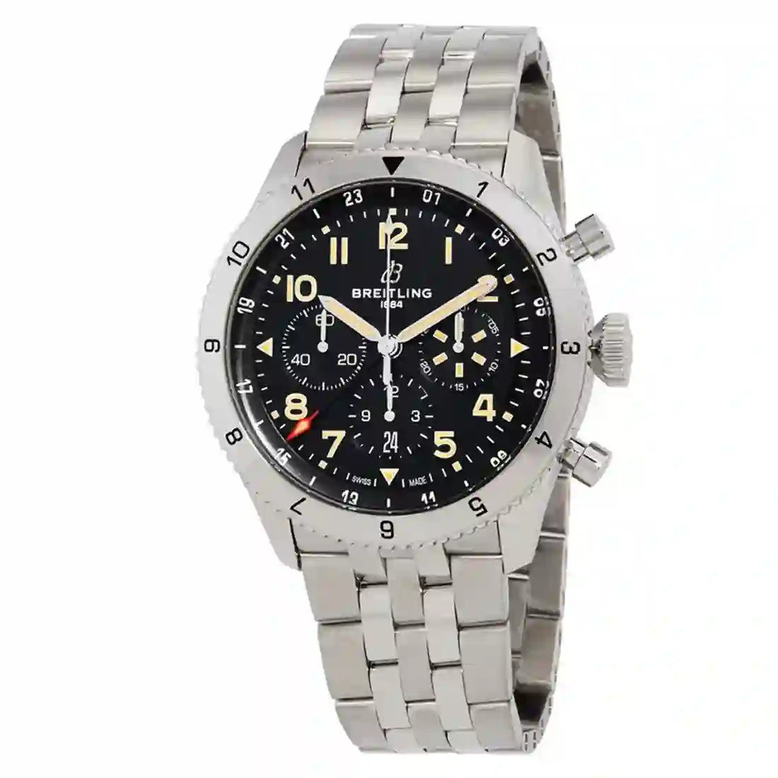 Breitling Classic AVI Automatik Schwarz