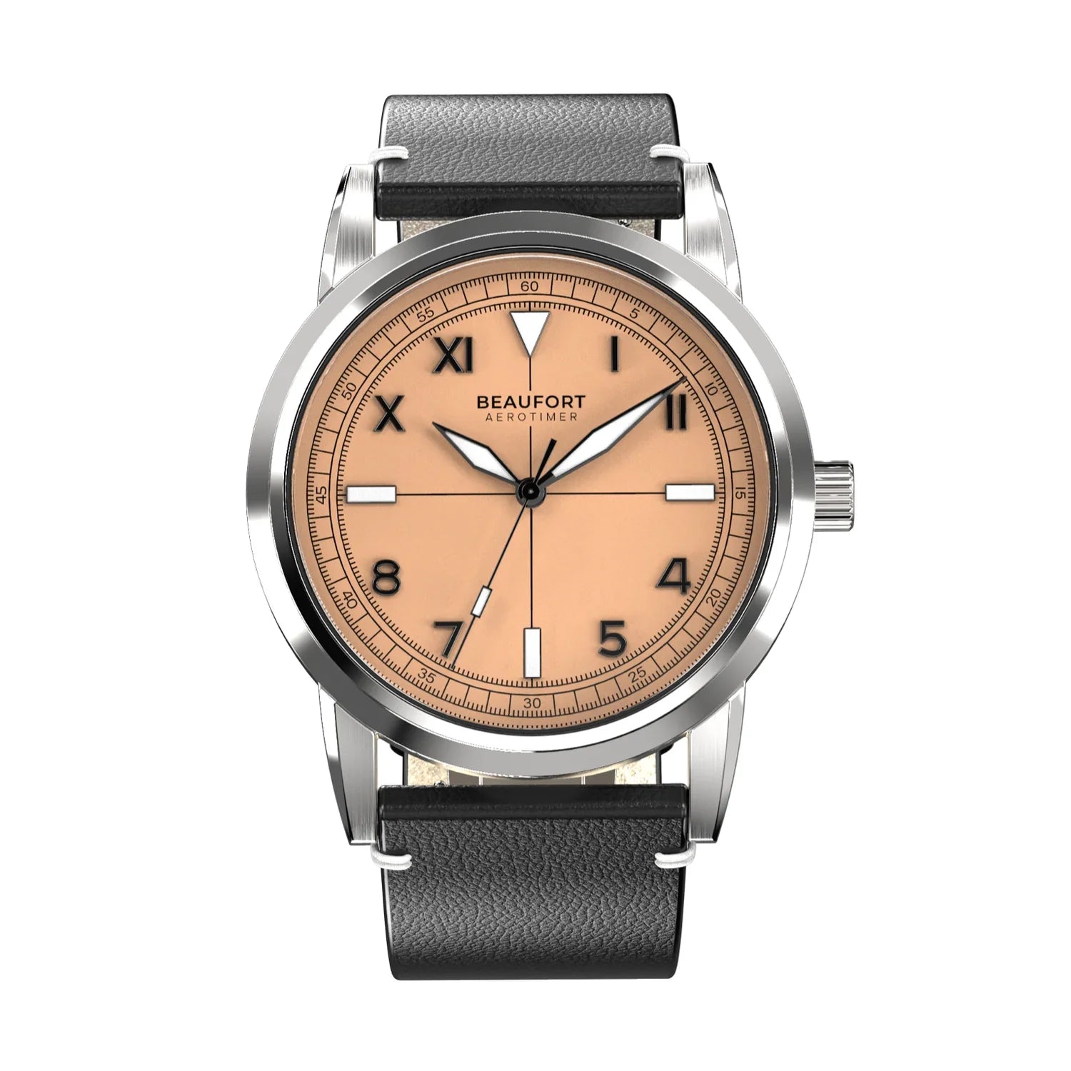 Beaufort Aerotimer beuAer19 Beige Dial Stainless steel 40mm Watch