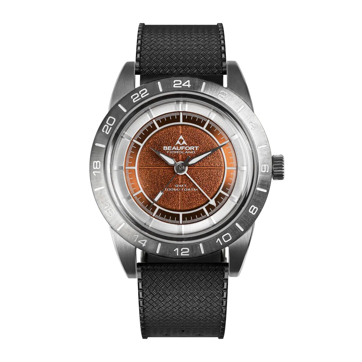 Beaufort Fiordland beuFio13 Orange Dial Stainless steel 39mm Watch