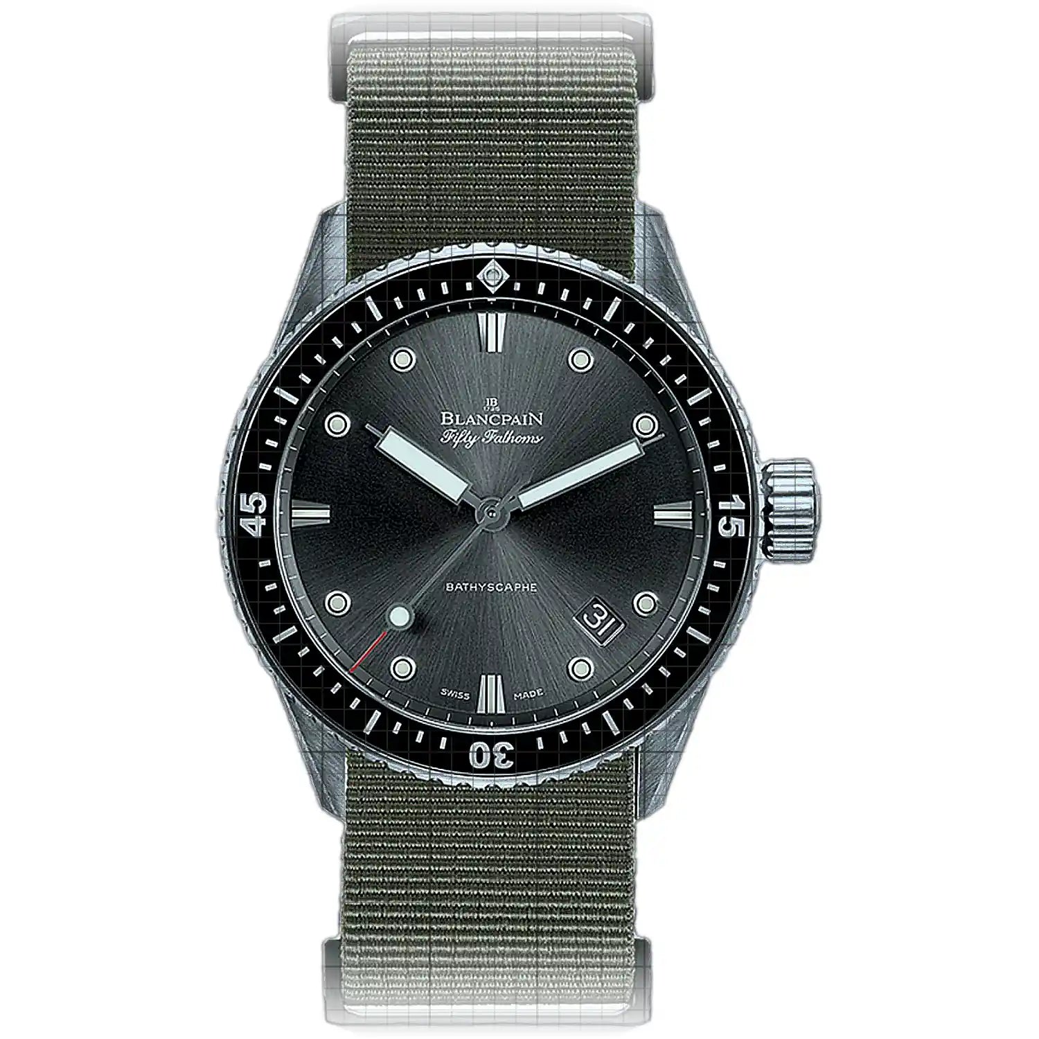 Blancpain Fifty Fathoms Bathyscaphe 43mm Grey