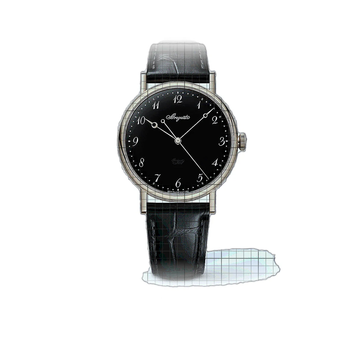 Breguet Classique 5177BR/2N/9V602 Schwarz Zifferblatt Roségold 38 mm Uhr