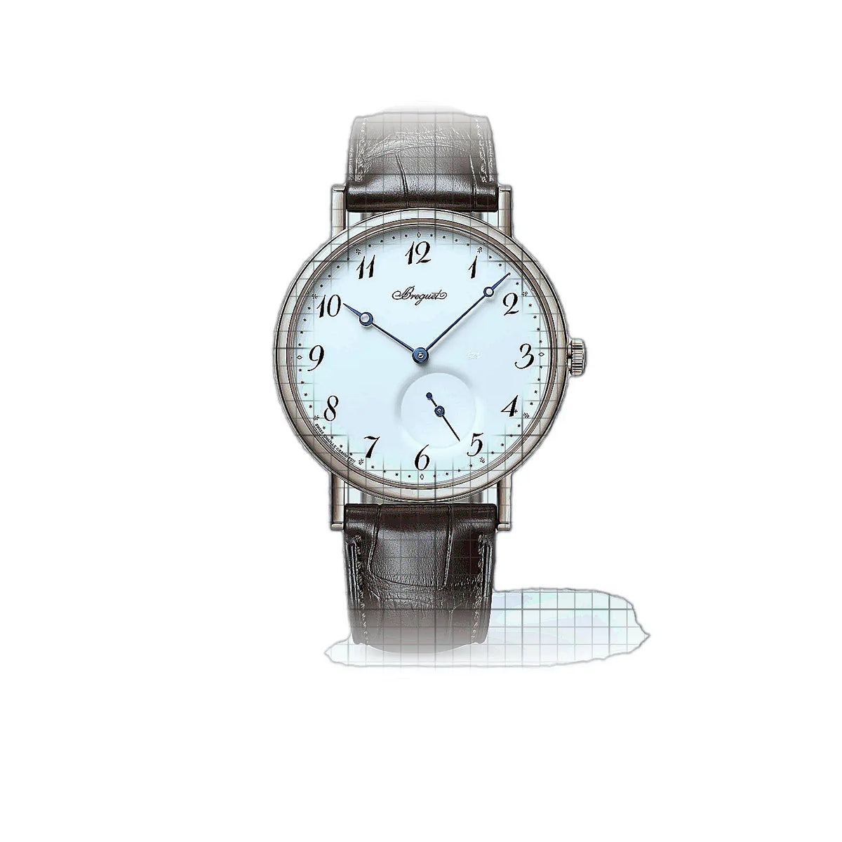 Breguet Classique 7147BR/29/9WU White Dial Rose gold 40mm Watch