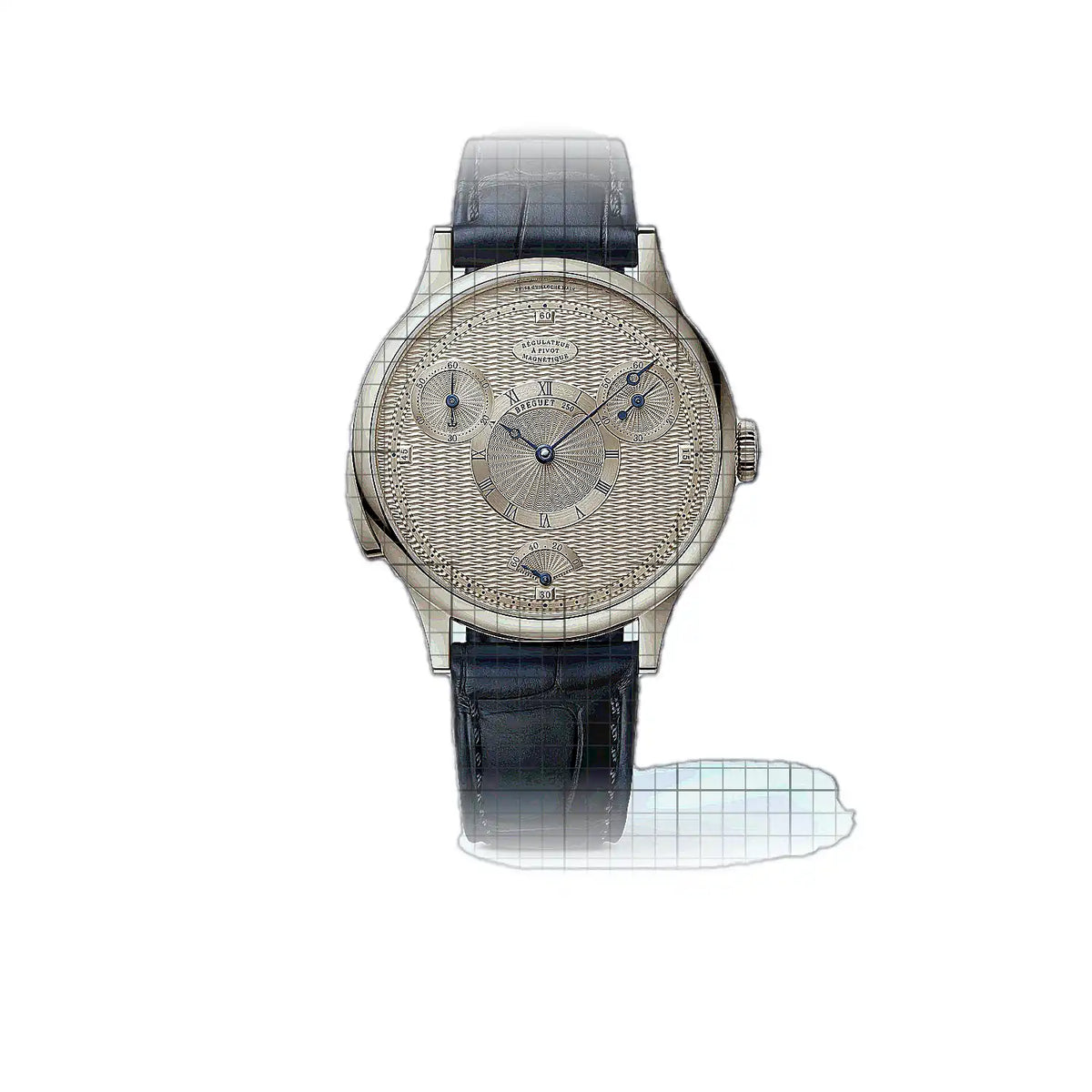 Breguet Classique 7225BH/0H/9V6 Horloge met witte wijzerplaat en roségouden kast, 41 mm