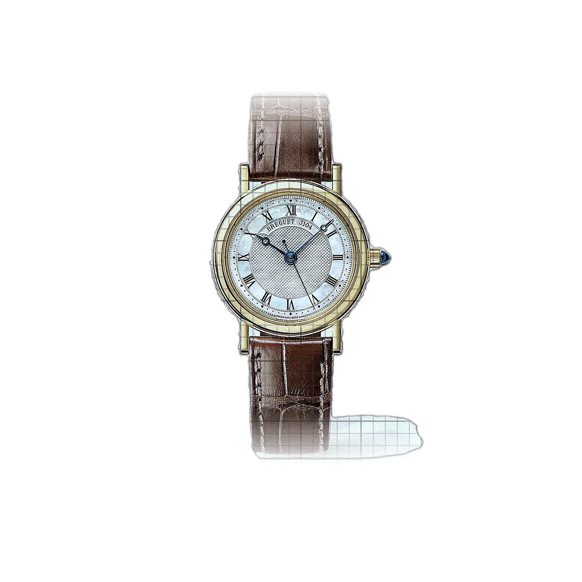 Montre Breguet Classique 8067BA/52/964 Blanc Cadran en or jaune, 30 mm