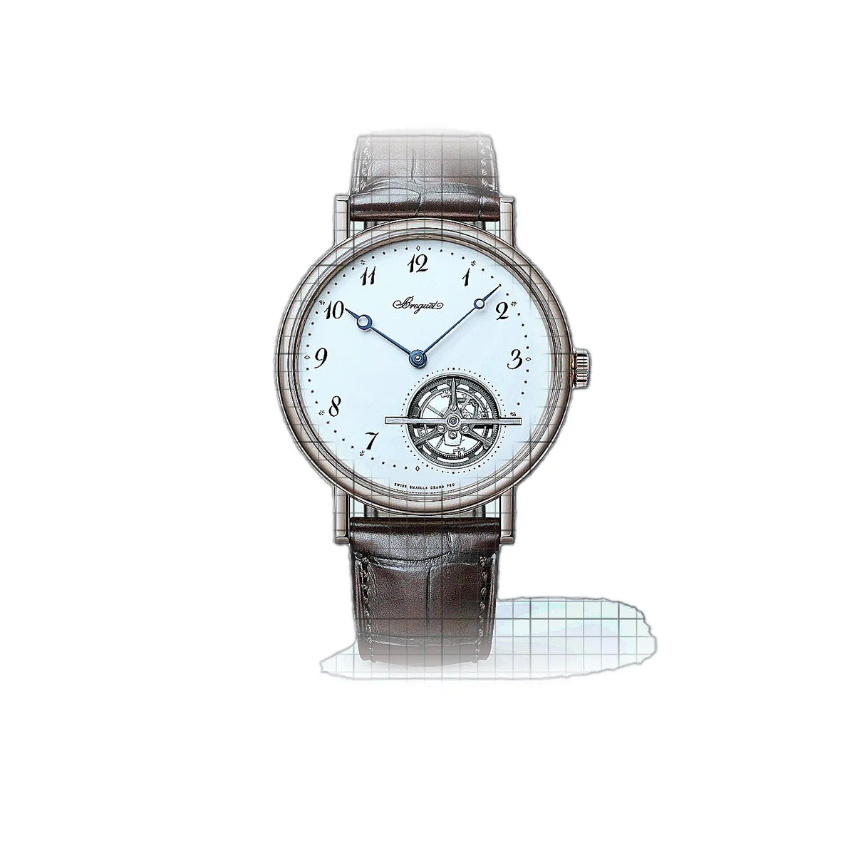 Breguet Classique G5367BR299WU Horloge met witte wijzerplaat, roségoud, 42 mm