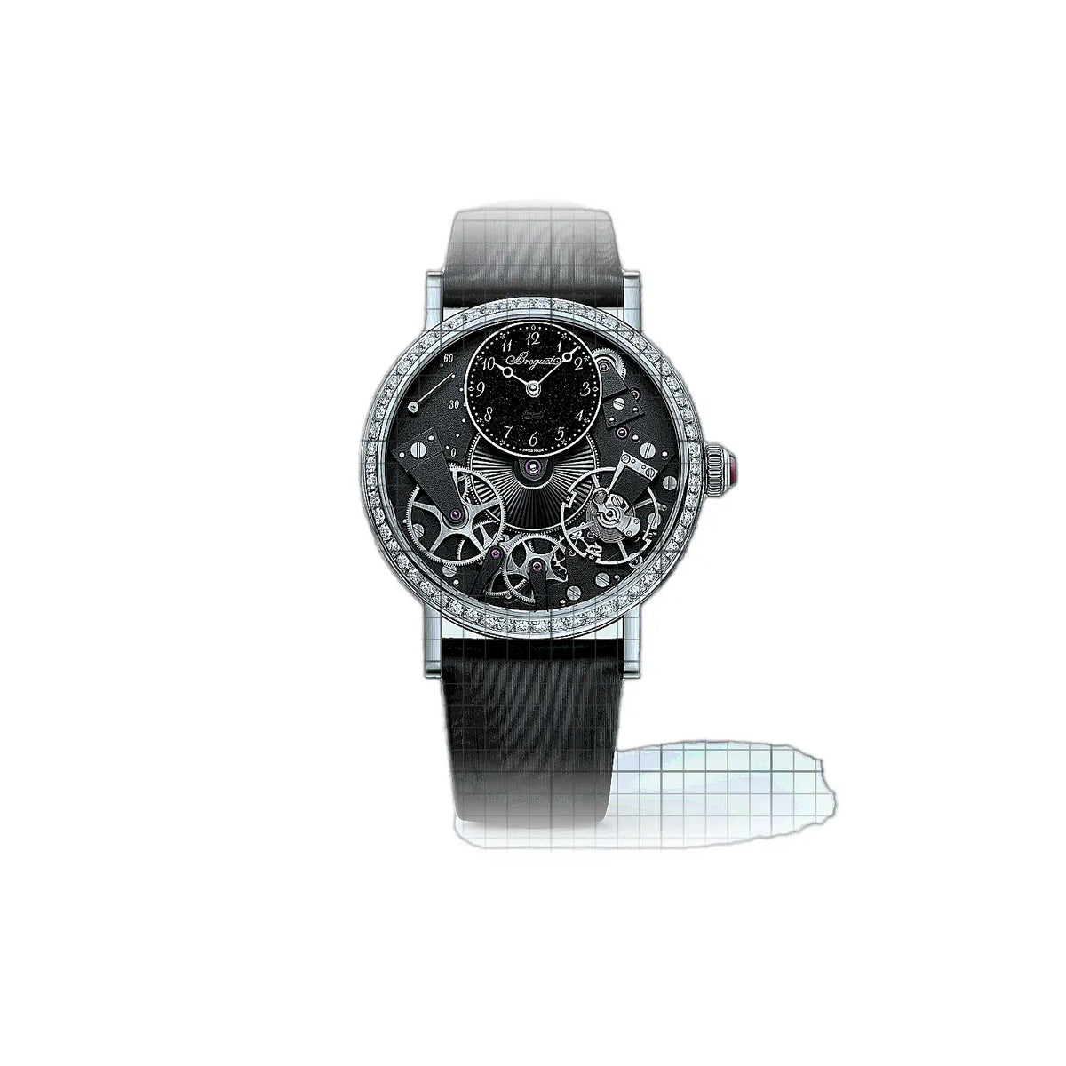 Montre Breguet Tradition 7038BB/N9/7V6D0 Noir Cadran Blanc doré, 37 mm