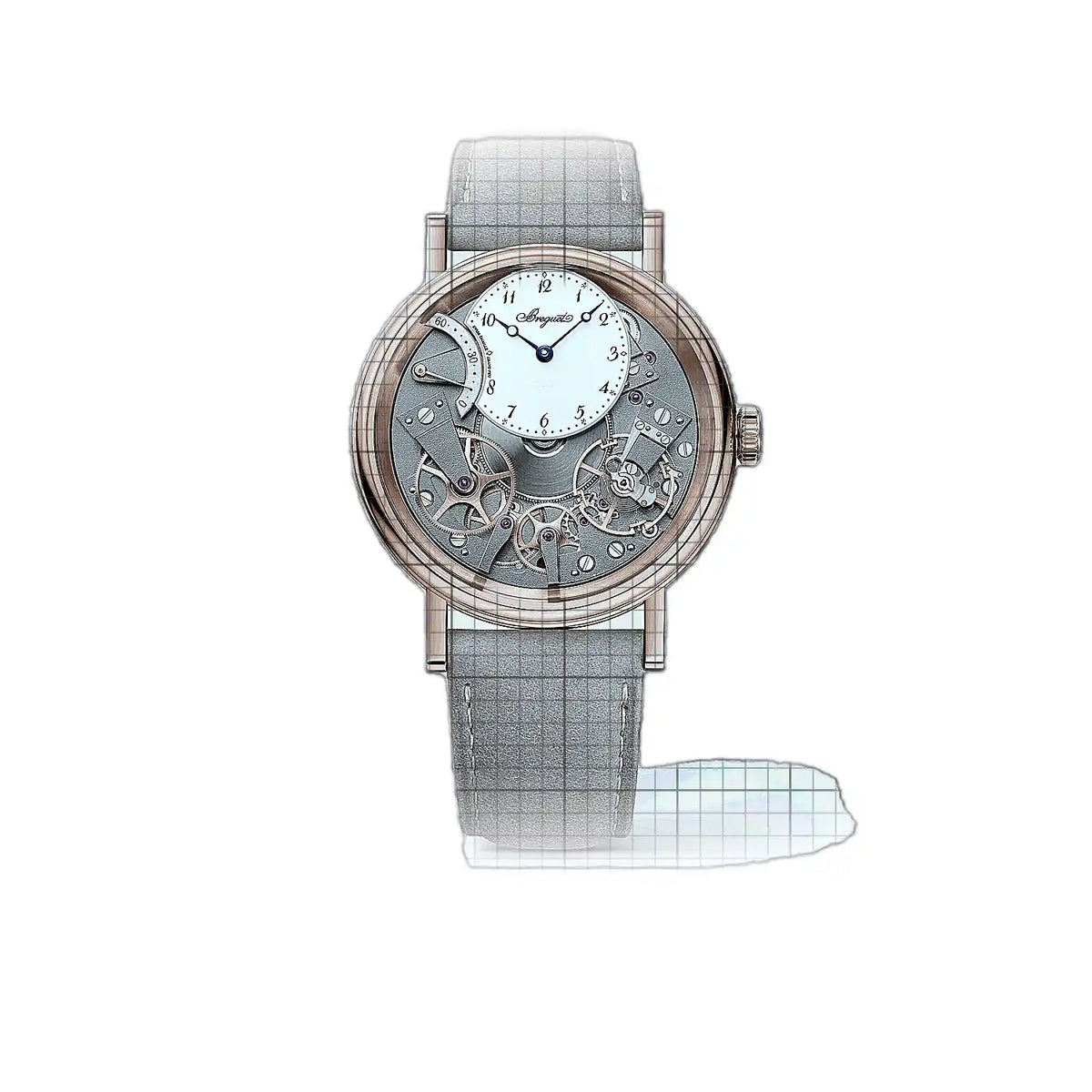 Breguet Tradition 7097BR/GB/3WU White Dial Rose gold 40mm Watch