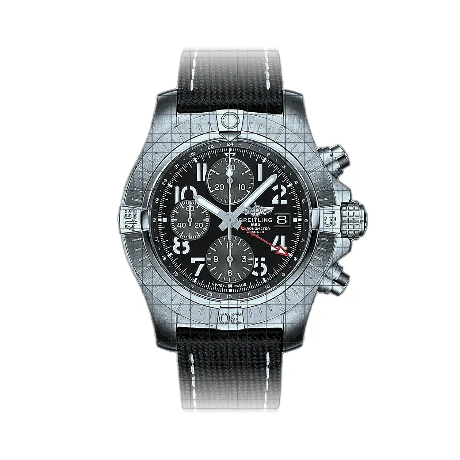 Breitling Avenger Chronograph GMT 45 45mm Black