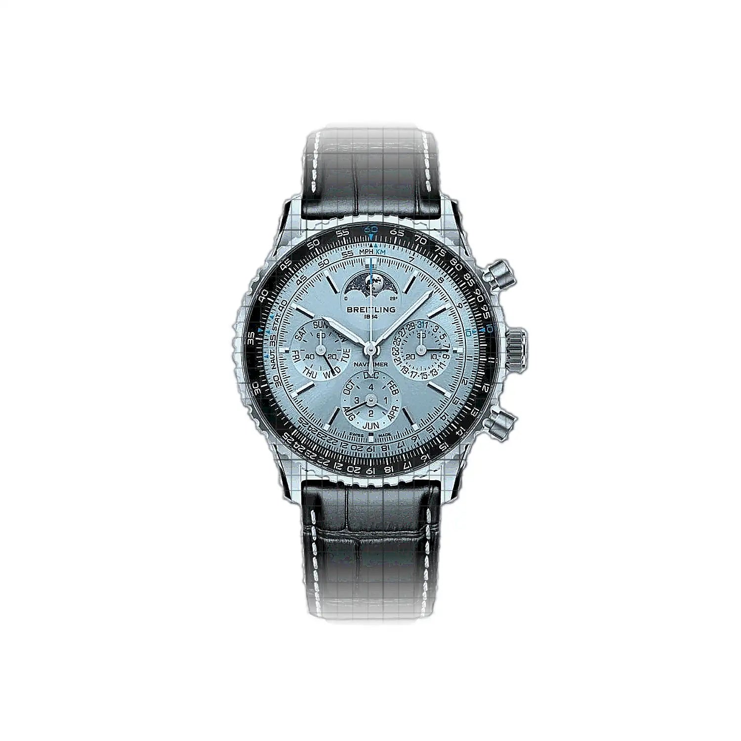 Breitling Navitimer B19 Chronograph 43 Perpetual Calendar 43mm Blue