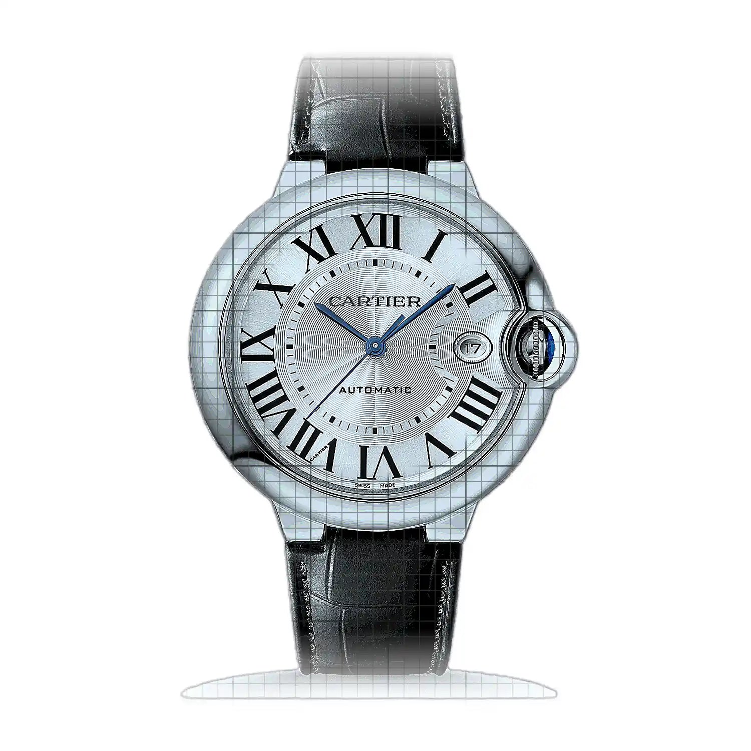 Cartier Ballon Bleu de Cartier WSBB0039 Silver Dial Stainless steel 40mm Watch