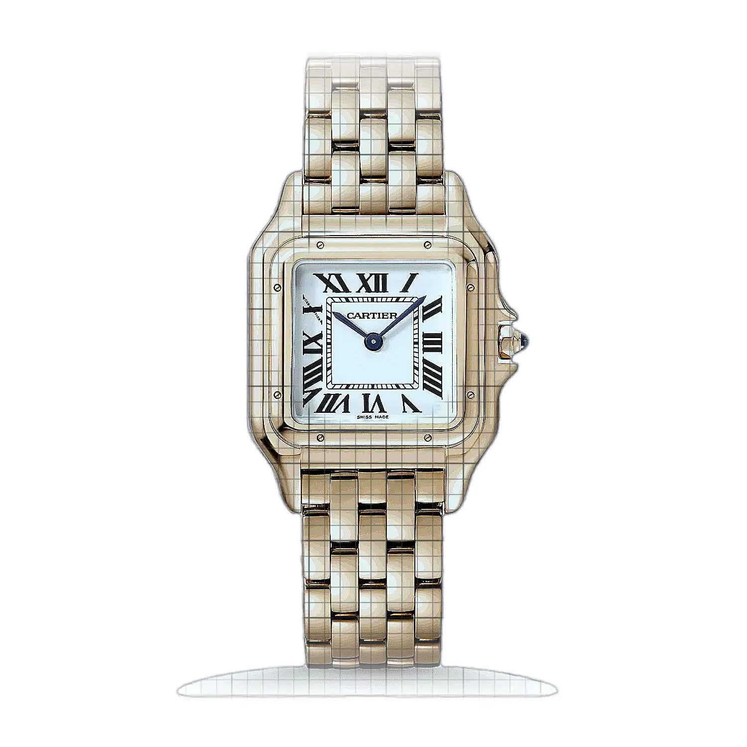 Cartier Panthère de Cartier WGPN0007 Silver Dial Rose gold 27mm Watch