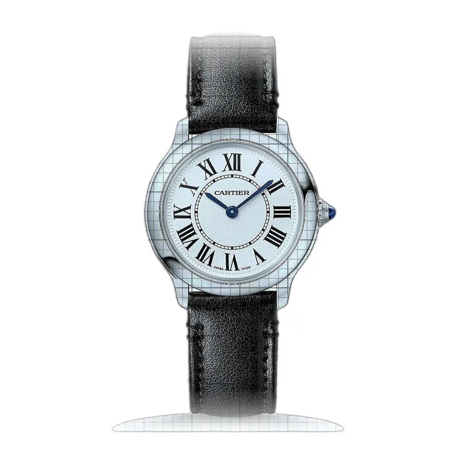 Cartier Ronde Must de Cartier WSRN0030 Silver Dial Stainless steel 29mm Watch
