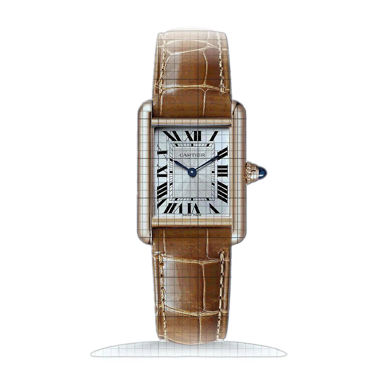 Cartier Tank Louis Manual winding Silver 29.5 x 22mm