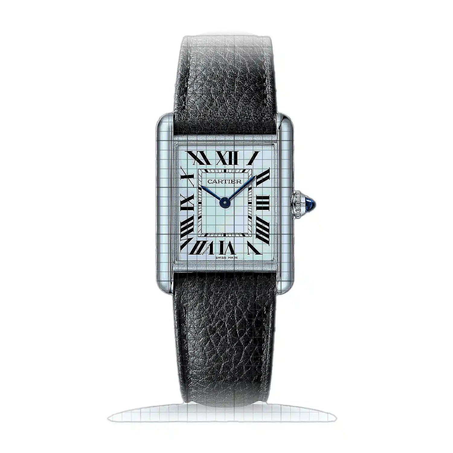 Cartier Tank Must Quartz Silver 33.7 x 25.5mm