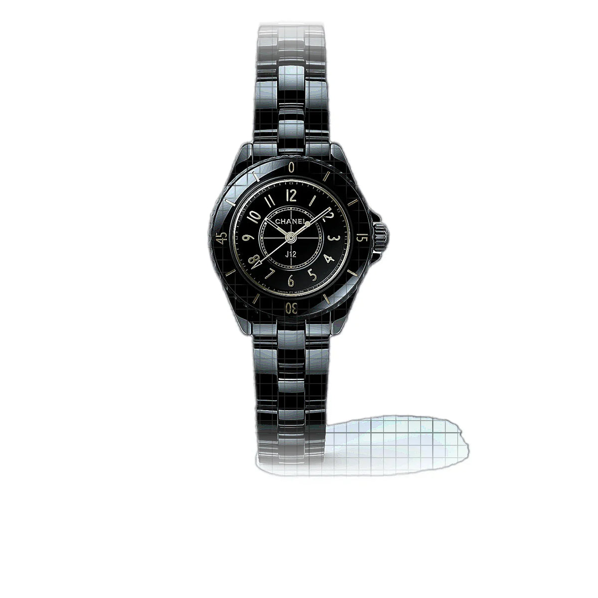 Montre Chanel J12 H11057 Noir avec cadran en céramique, 28 mm