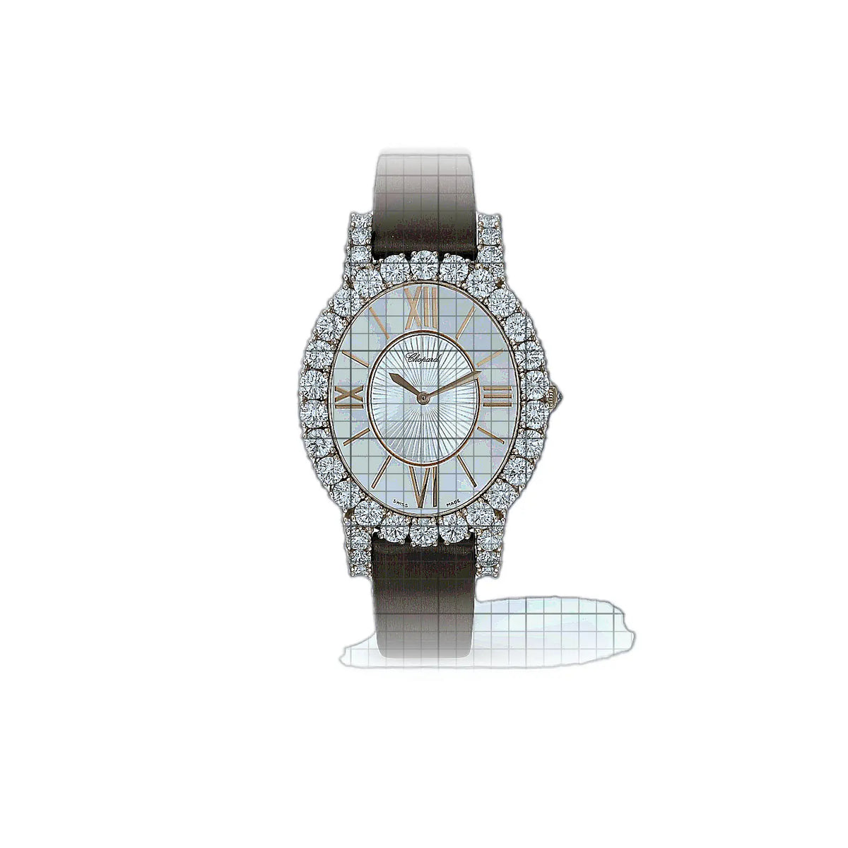 Chopard L'Heure du Diamant 139383-5004 Weiß Zifferblatt Roségold 40mm Uhr