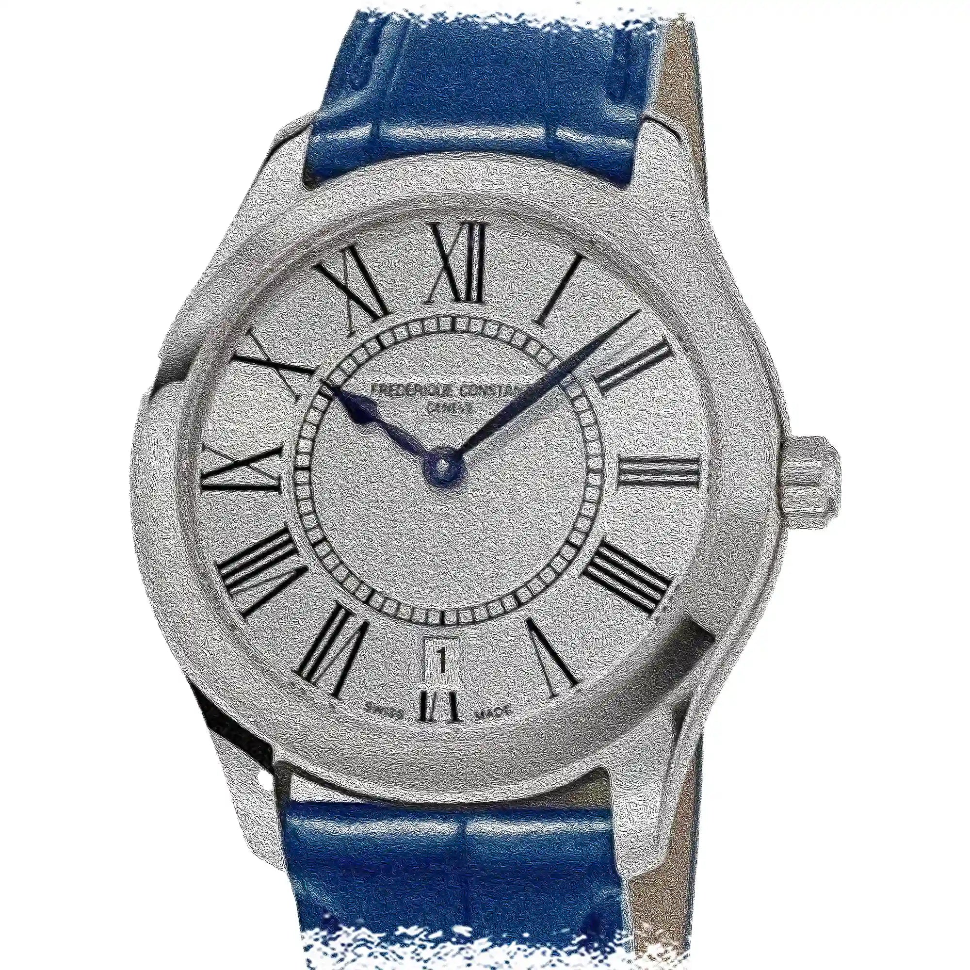 Frederique Constant Classics Quarz Silber