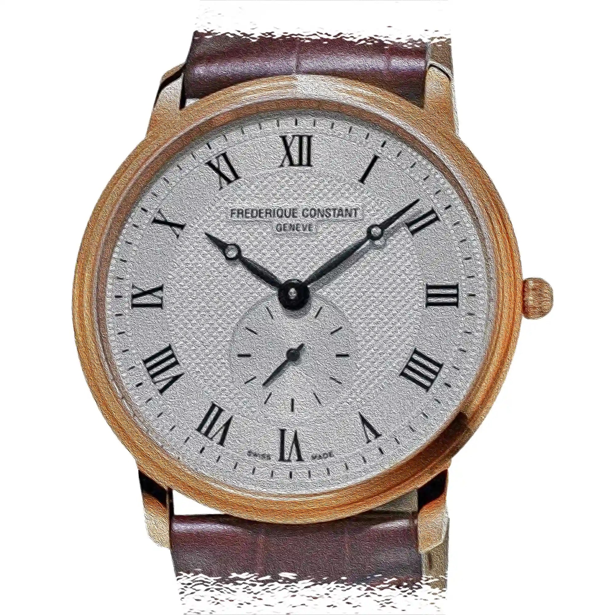Frederique Constant Slimline Quarz Silber