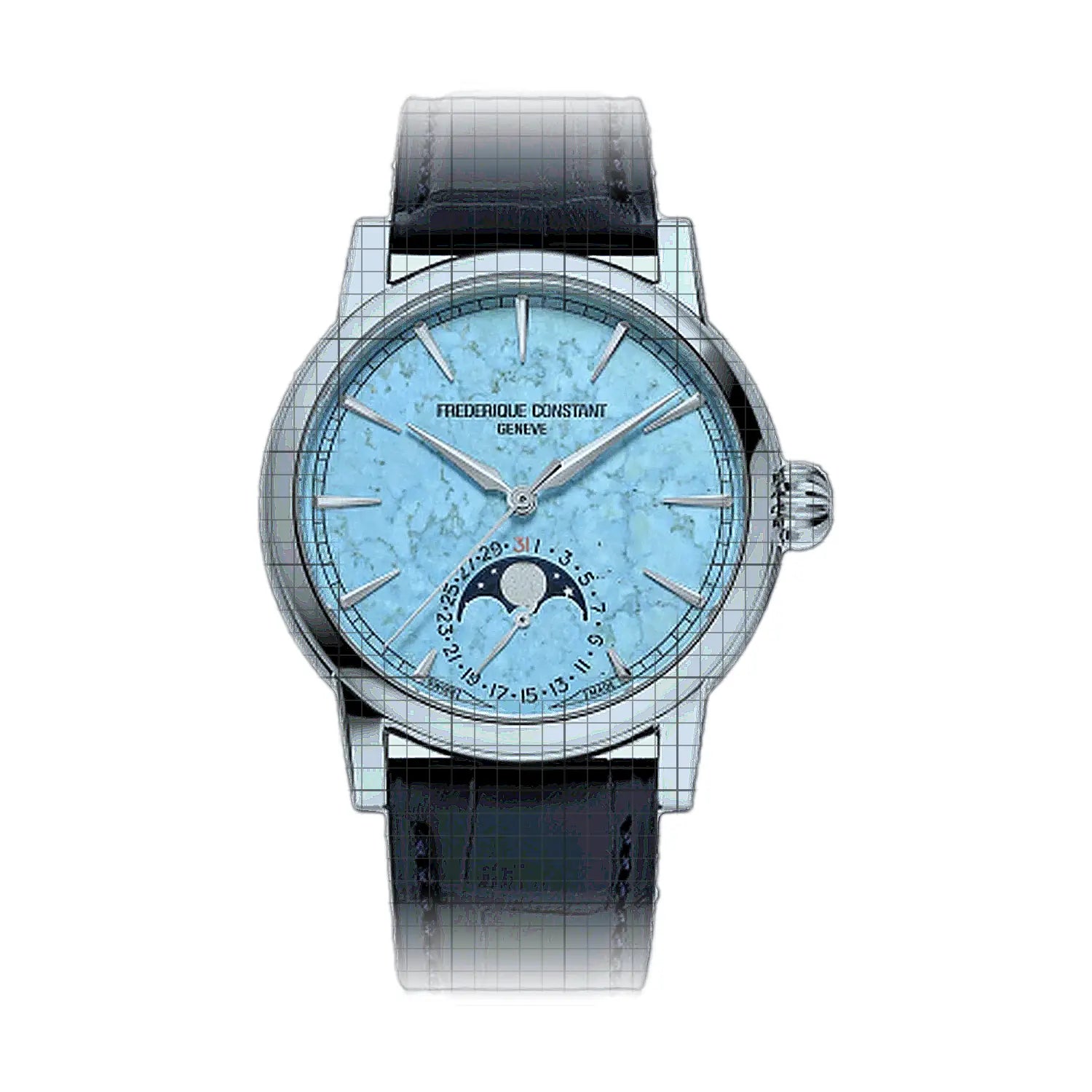 Frederique Constant Manufacture Classic Moonphase Date 40mm Blue