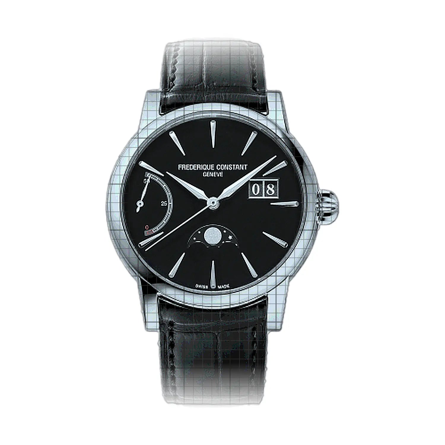 Frederique Constant Manufacture Classic Power Reserve Big Date 40mm Black