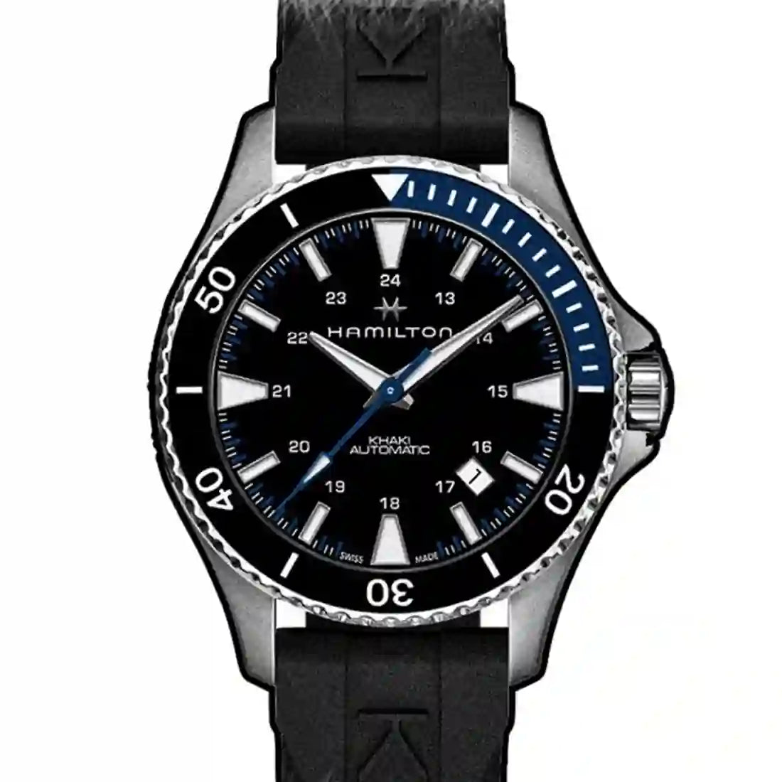 Hamilton Kaki Bleu Automatique Noir 40mm