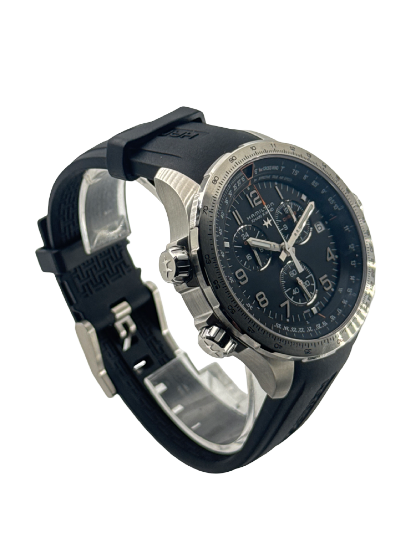Hamilton Khaki Aviation Quarz Schwarz 46 mm