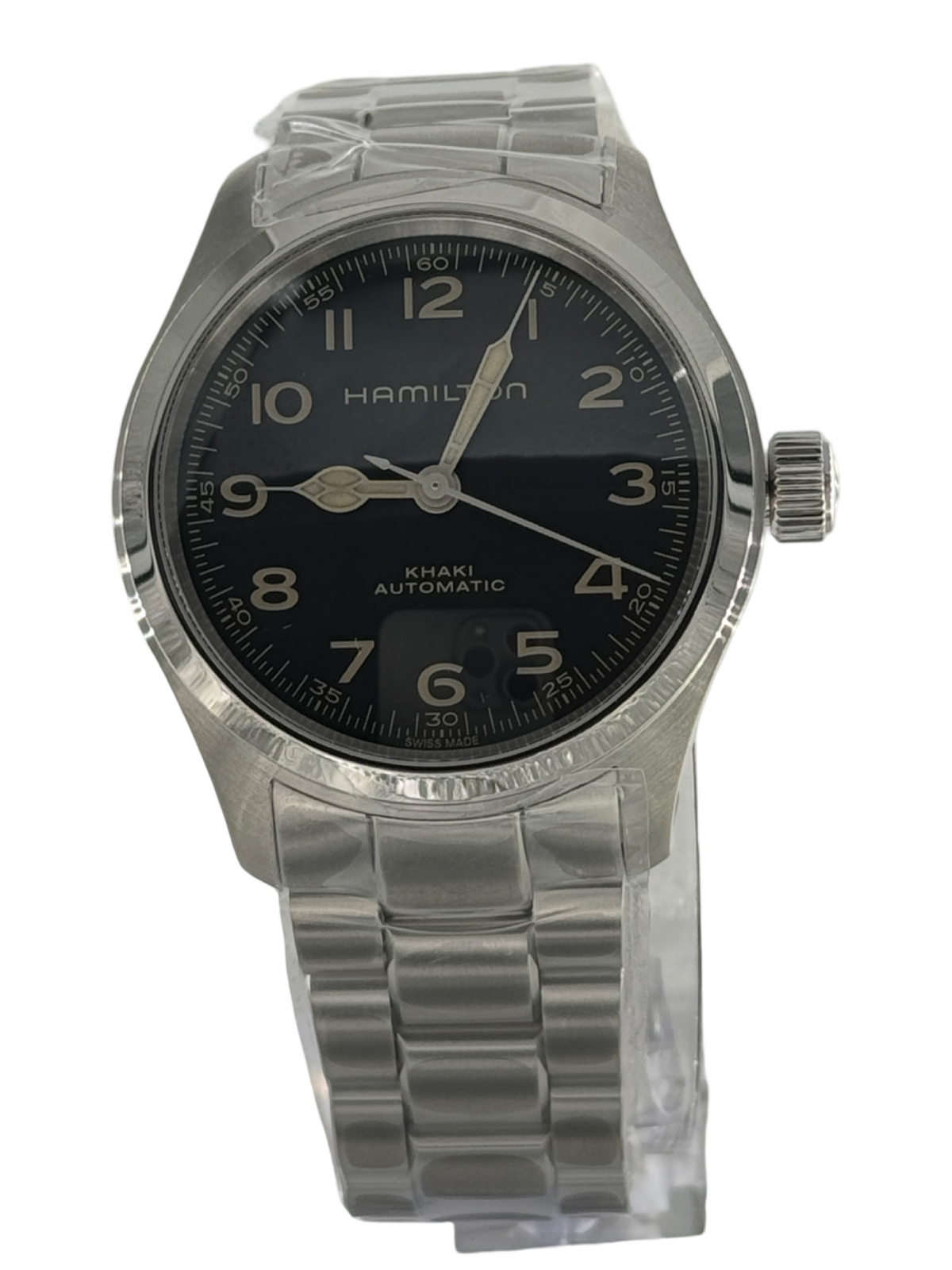 Hamilton Khaki Field Automatic Zwart 38 mm