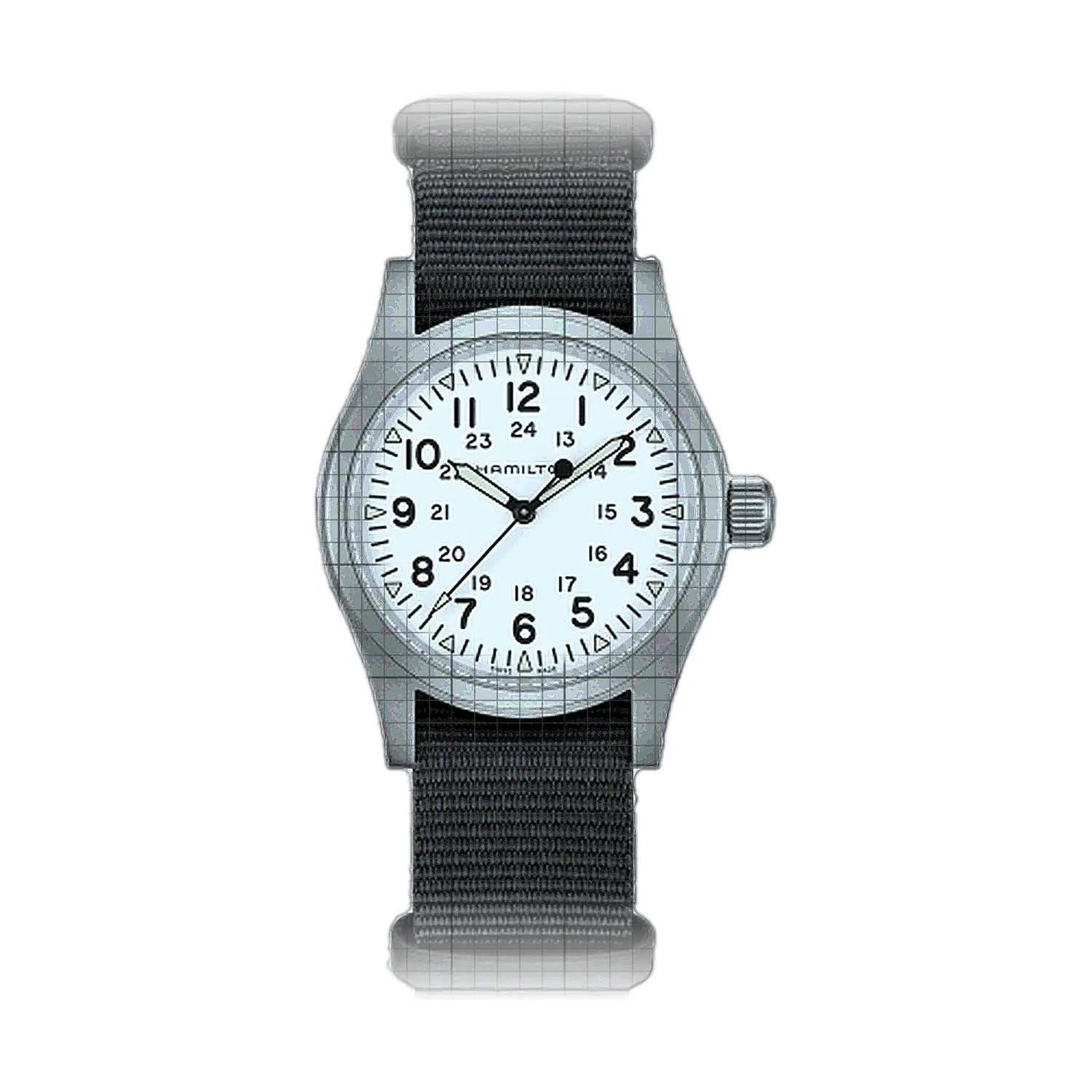 Hamilton Khaki Field Mechanical 38mm White