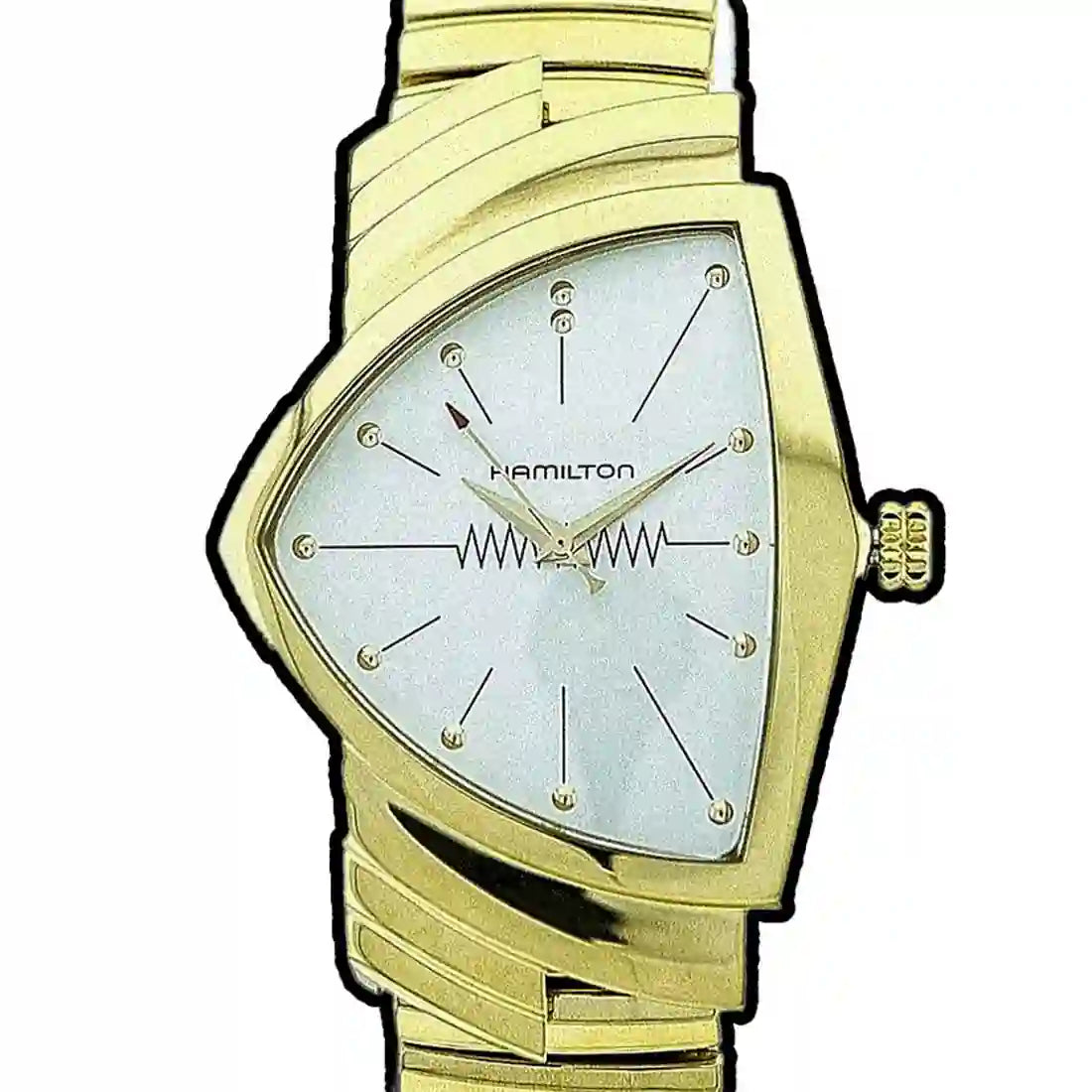 HAMILTON Ventura Quartz White 50mm