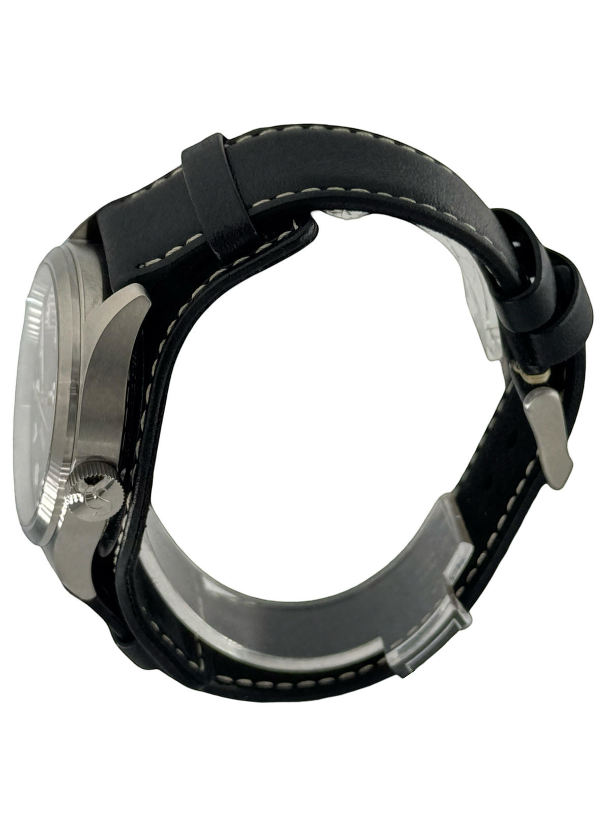Hanhart Pioneer Preventor HD12 Automatik Schwarz 39 mm