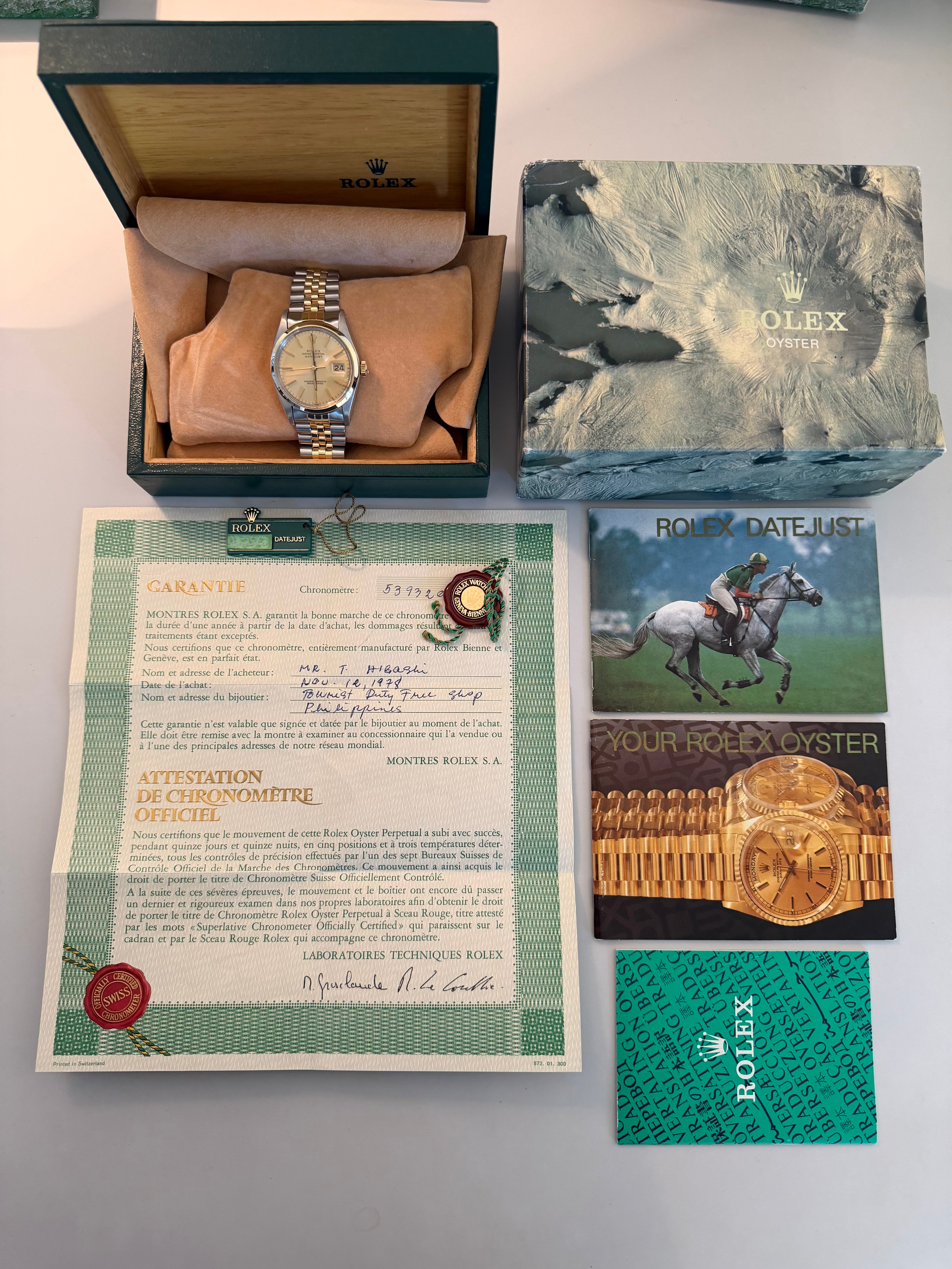 Rolex Datejust 36 Zweifarbig Jubilee CPO 1978