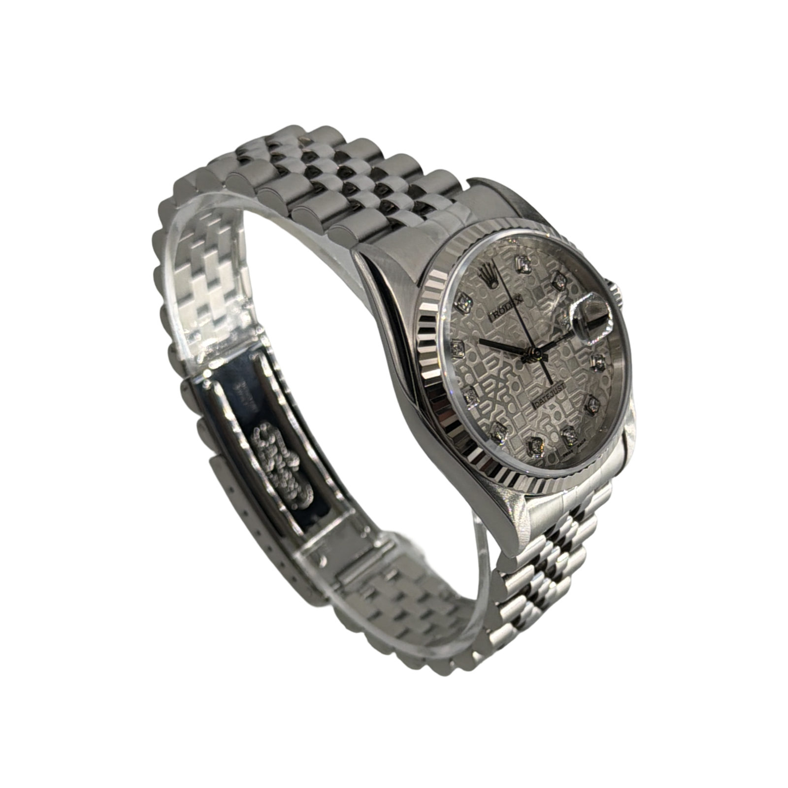 Rolex Datejust 36 Silber Jubilee“ Diamond CPO 1997