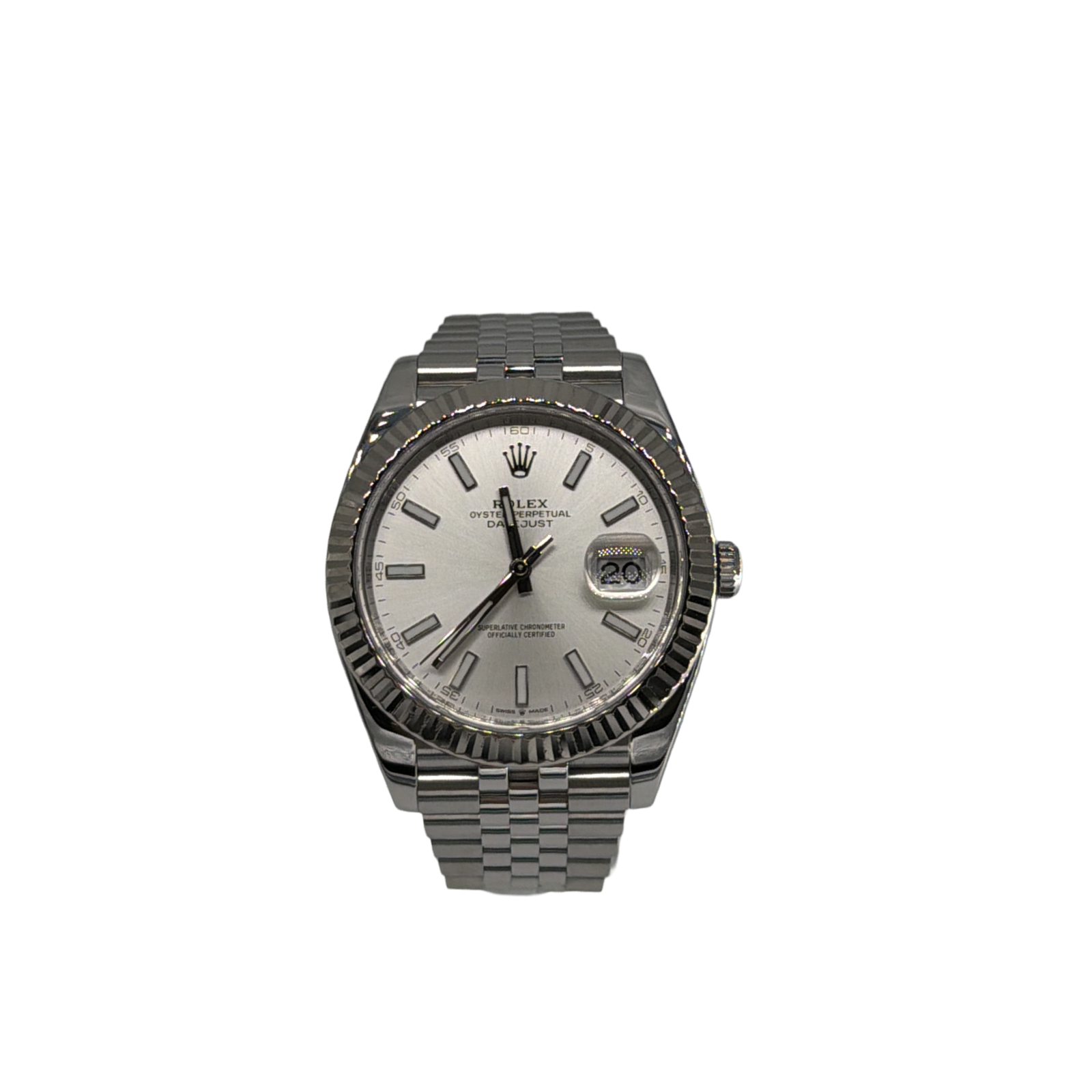 Rolex Datejust Silver 41mm CPO 2024