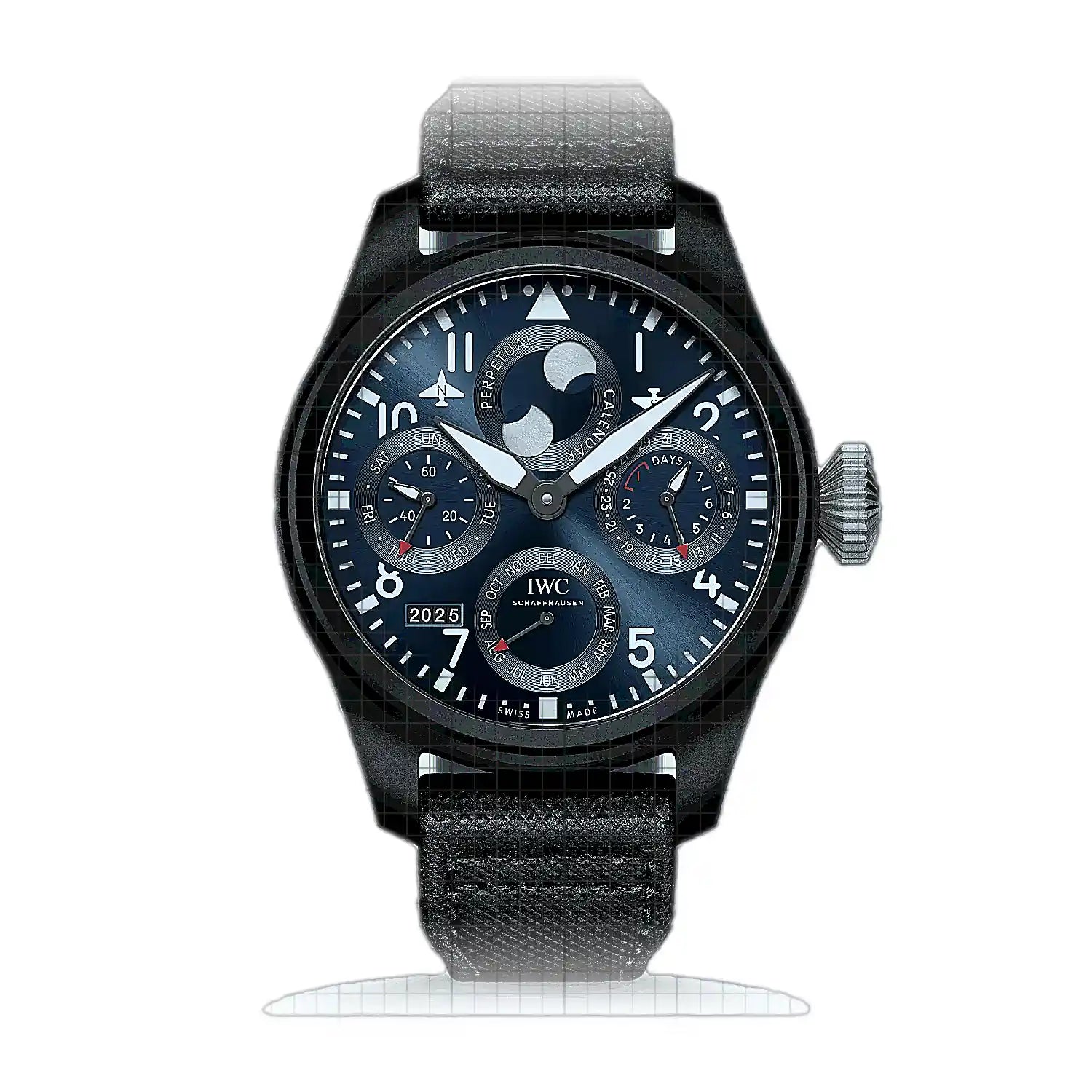 IWC IWC Big Pilot’s Watch Perpetual Calendar Edition «Rodeo Drive» IW503001 Blue Dial Ceramic 47mm Watch