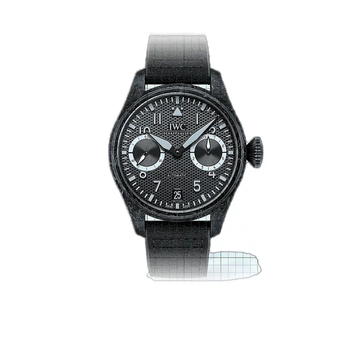 Uhren von IWC Pilot, Modell IW506201 Schwarz, Zifferblatt aus Keramik, 47 mm Uhr