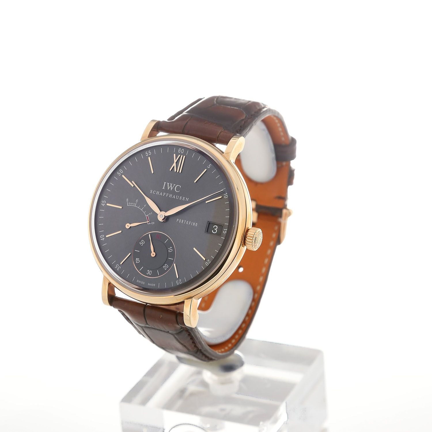 IWC Portofino Handaufzug Grau
