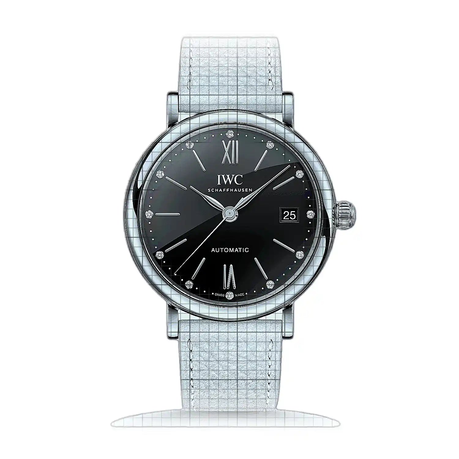 IWC Portofino Automatic IW458611 Black Dial Stainless steel 37mm Watch