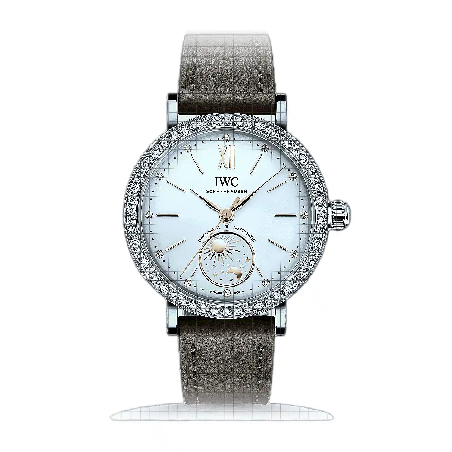 IWC Portofino Automatic Day & Night IW659803 Silver Dial Stainless steel 34mm Watch