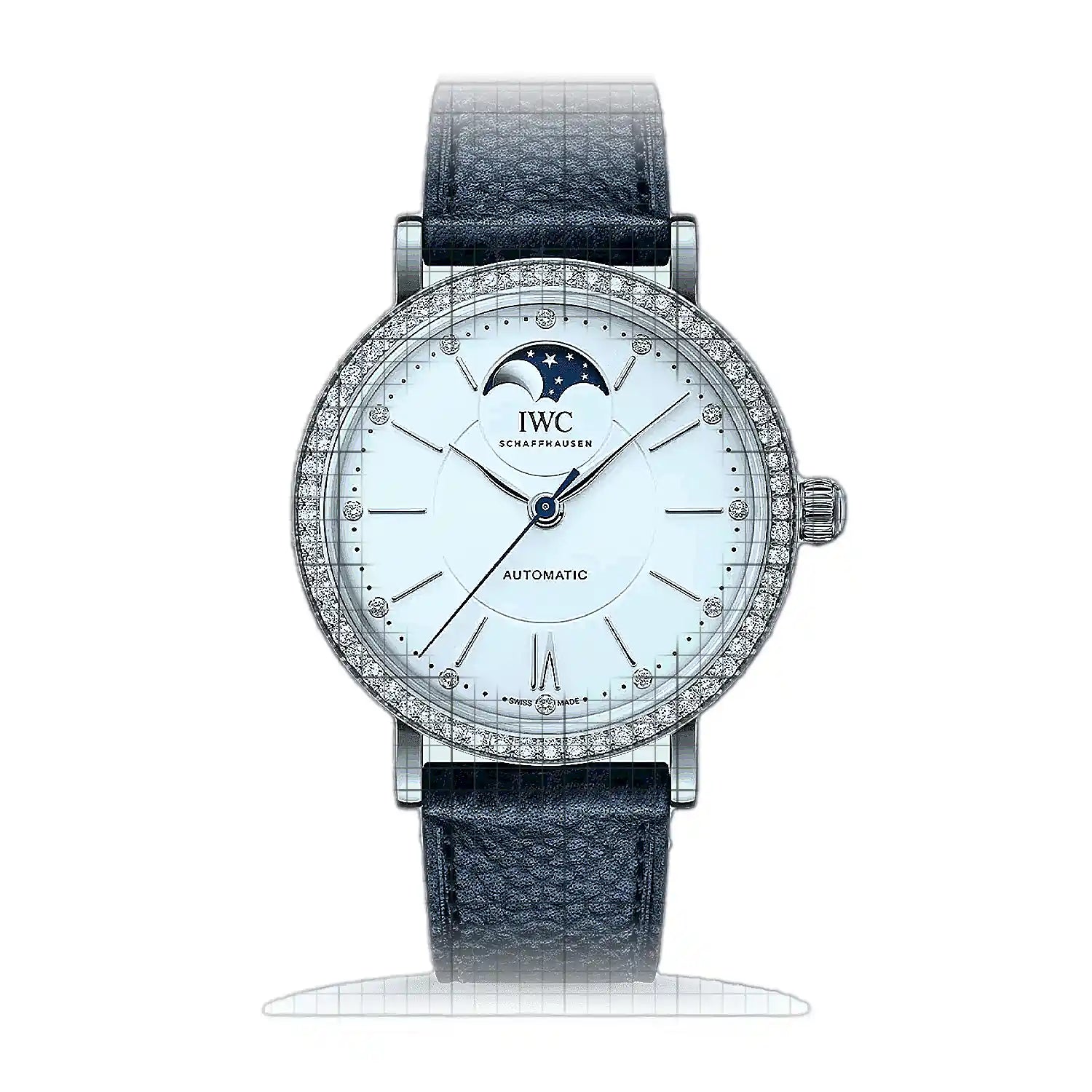 IWC Portofino Automatic Moon Phase 37 IW659601 White Dial Stainless steel 37mm Watch