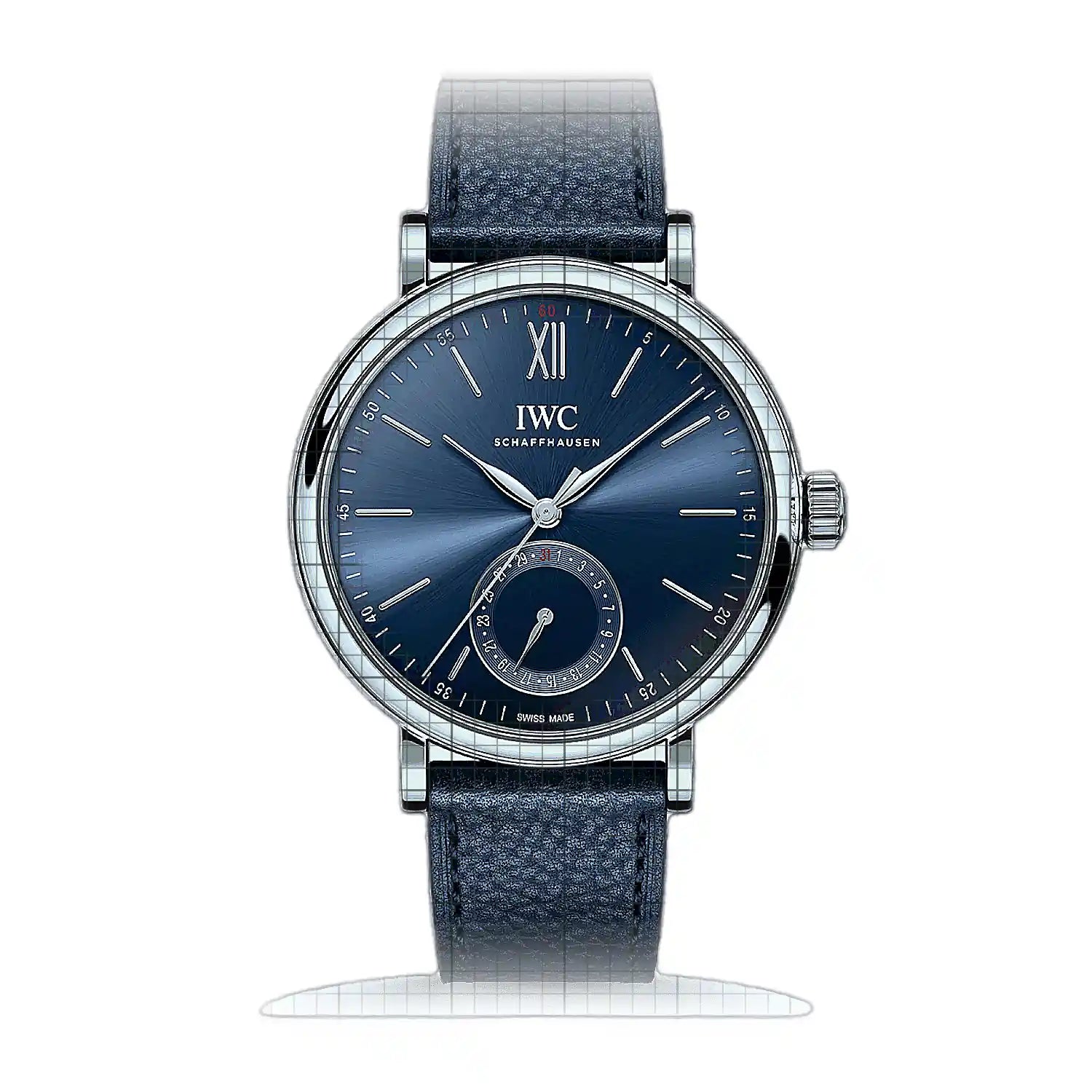 IWC Portofino Automatic Pointer Date Laureus IW359202 Blue Dial Stainless steel 39mm Watch