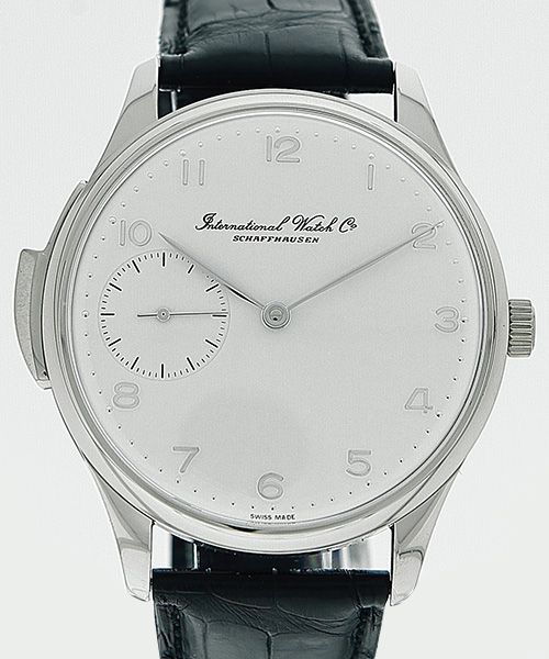 IWC Portugieser met handopwinding, zilver