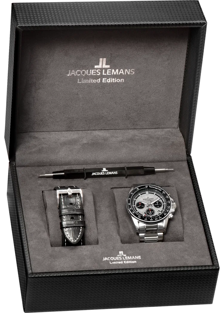Jacques Lemans Eco Power Silver 42 mm Limited Edition