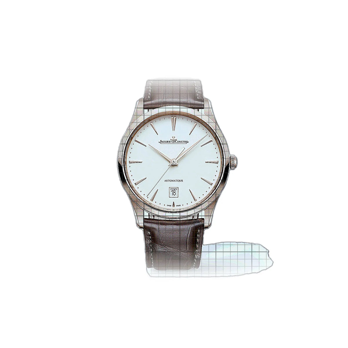 Jaeger-LeCoultre Master Ultra Thin 1232510 Beige Zifferblatt Roségold 39mm Uhr