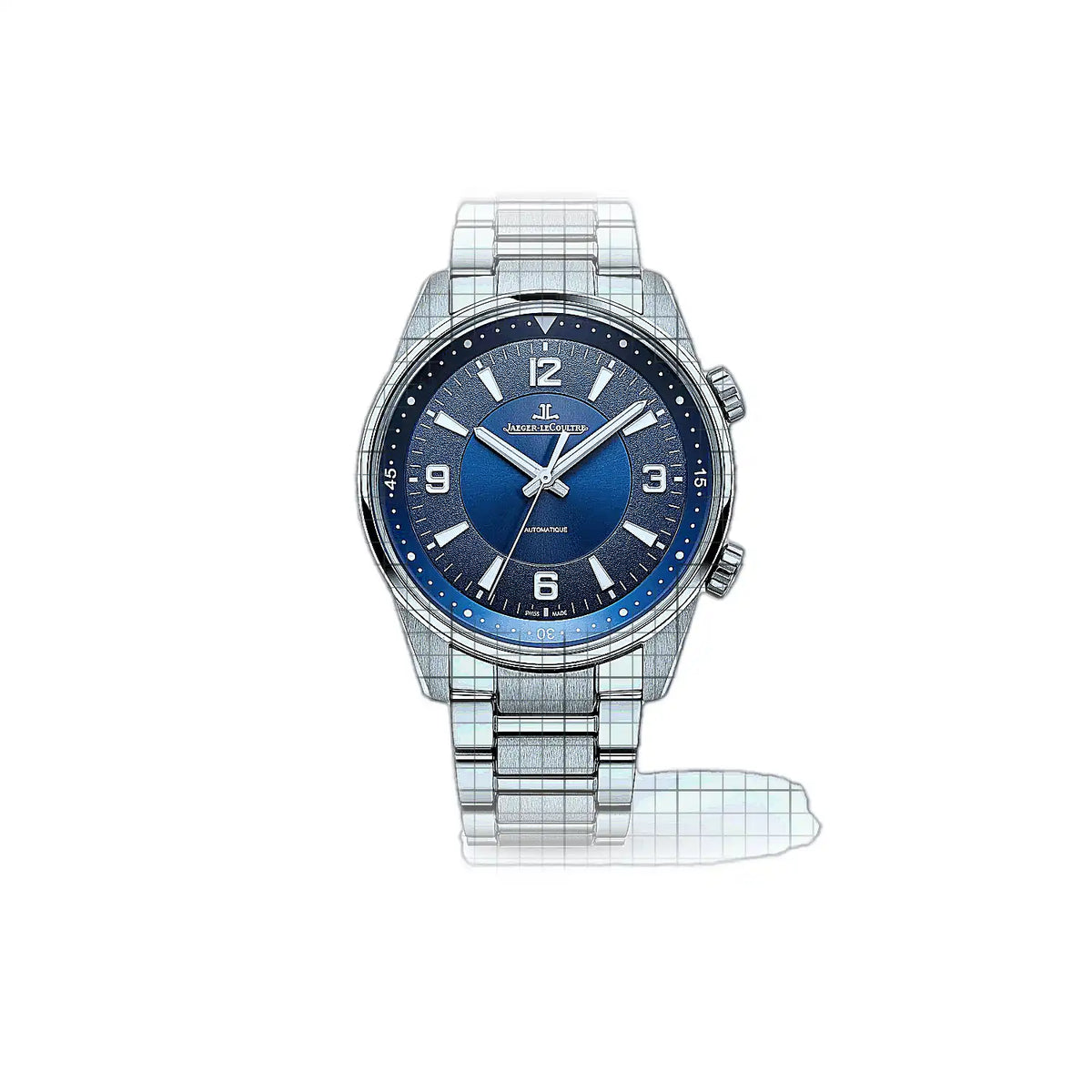 Jaeger-LeCoultre Polaris 9008180 Blaues Zifferblatt, Edelstahl, 41 mm Uhr