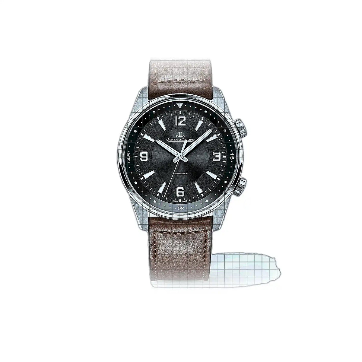 Jaeger-LeCoultre Polaris 9008471 Black Dial Stainless steel 41mm Watch