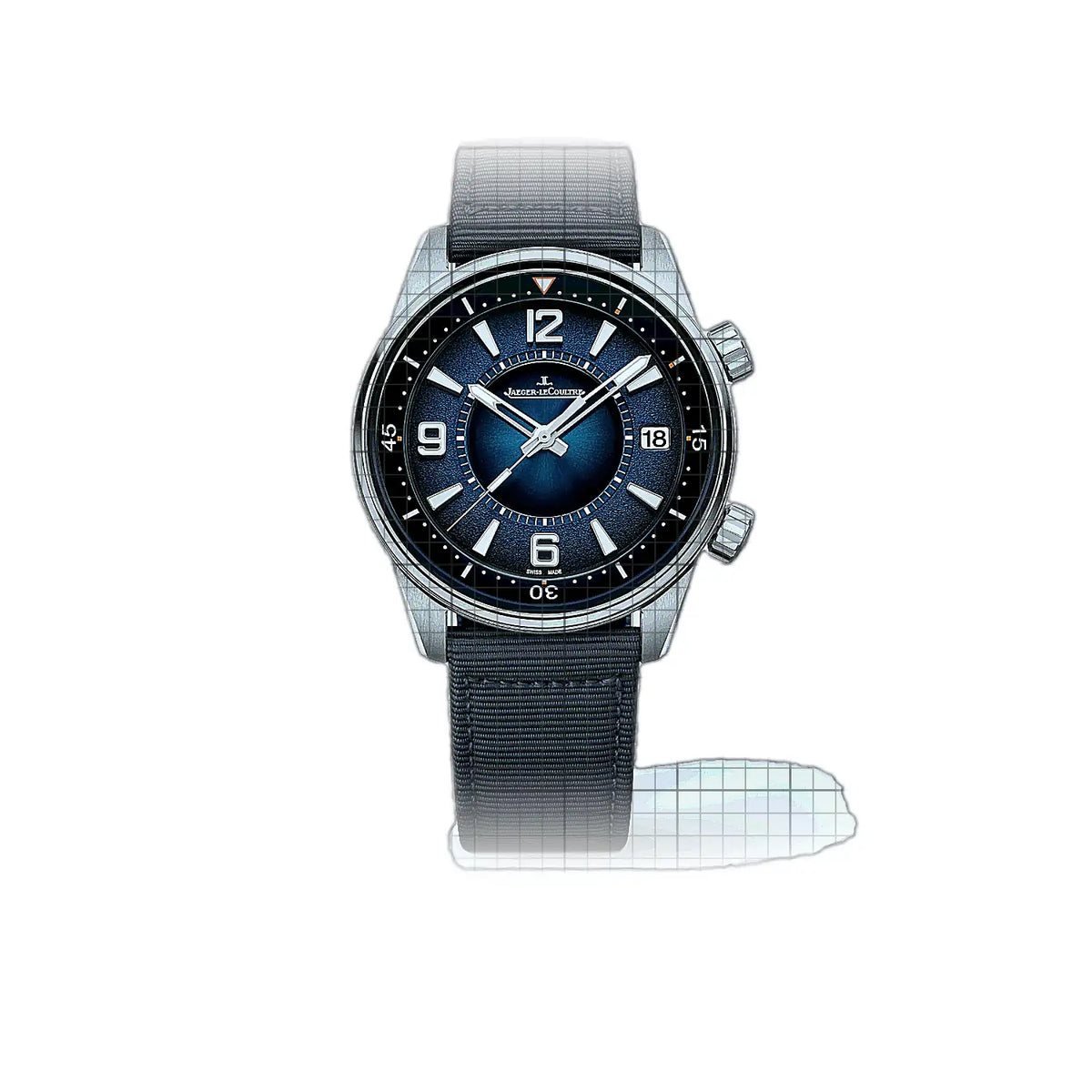 Jaeger-LeCoultre Polaris 9128981 Blaues Zifferblatt, Edelstahl 40mm Uhr