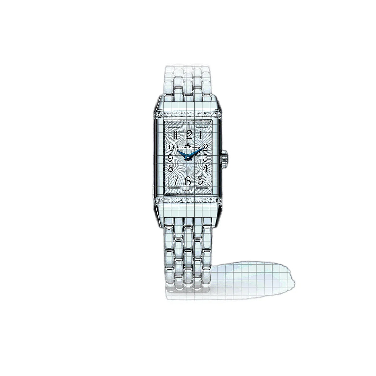 Jaeger-LeCoultre Reverso 3288121 Blanc Cadran en acier inoxydable 40mm Montre