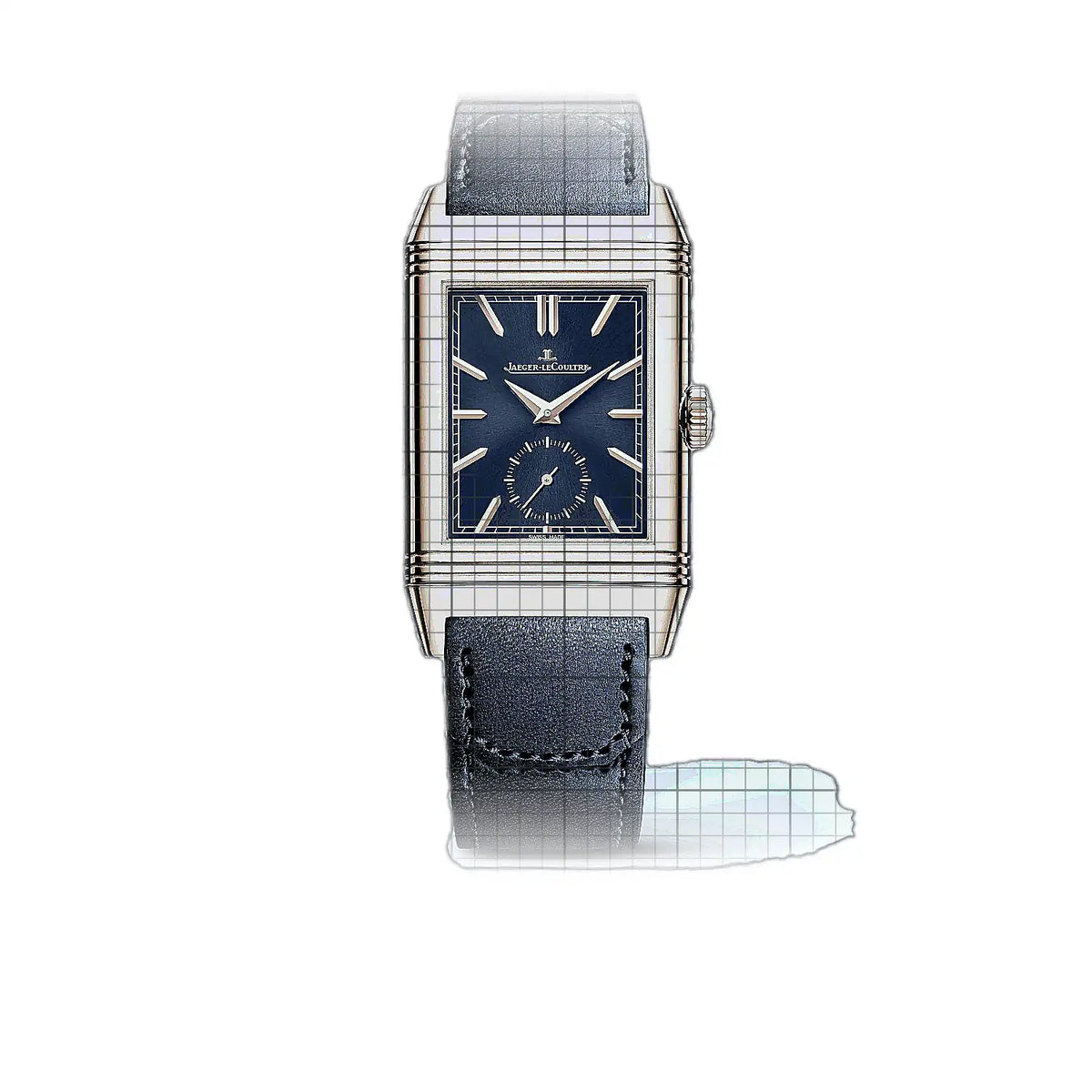 Jaeger-LeCoultre Reverso 3982590 Blaues Zifferblatt Roségold 47 mm Uhr