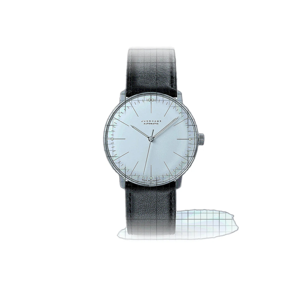 Junghans Max Bill 027/3501.02 Silver Dial Stainless steel 38mm Watch