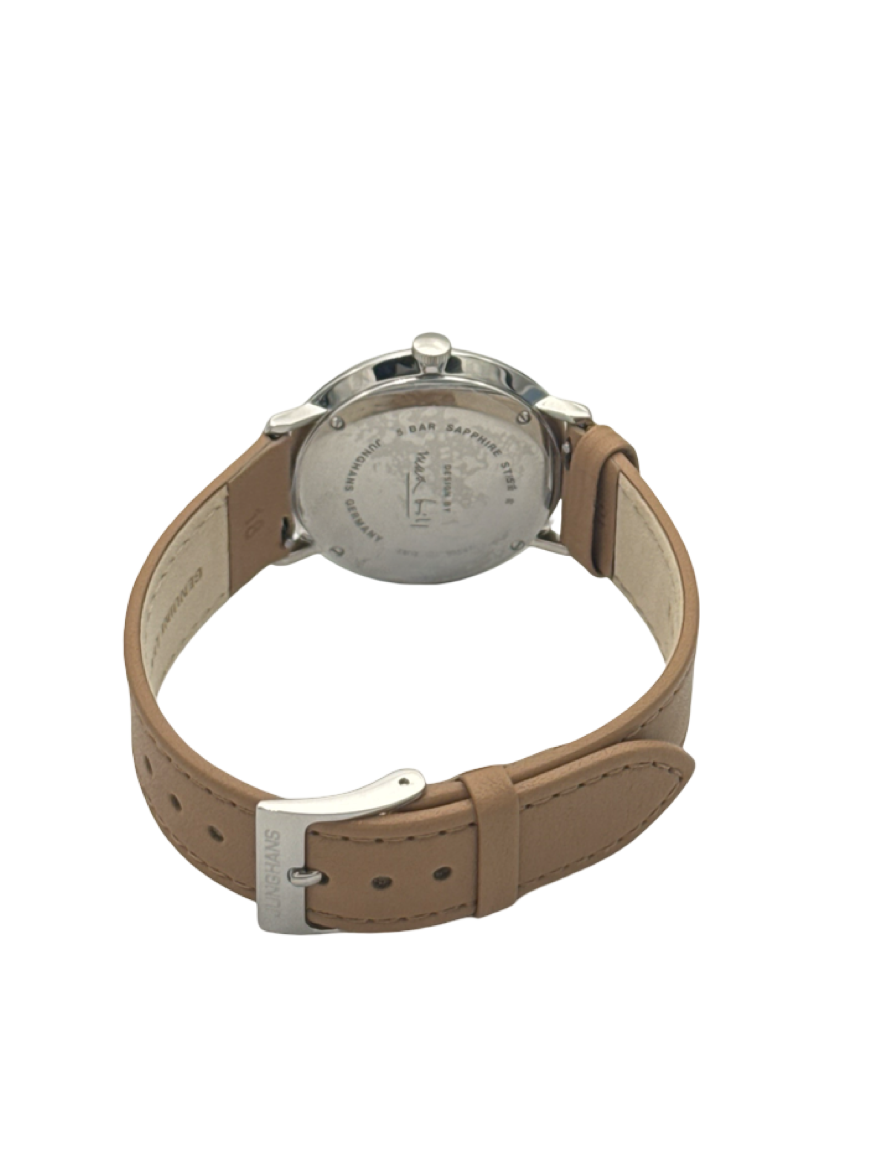 Junghans Max Bill met handopwinding, zilver, 34 mm